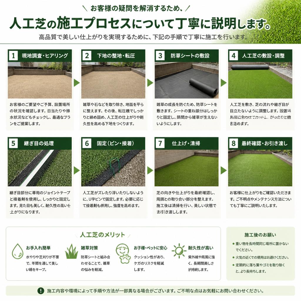 施工の流れを知ろう